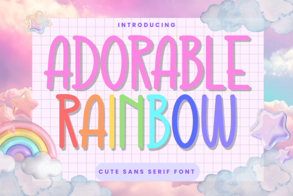 Adorable Rainbow Font Review for Campaigns