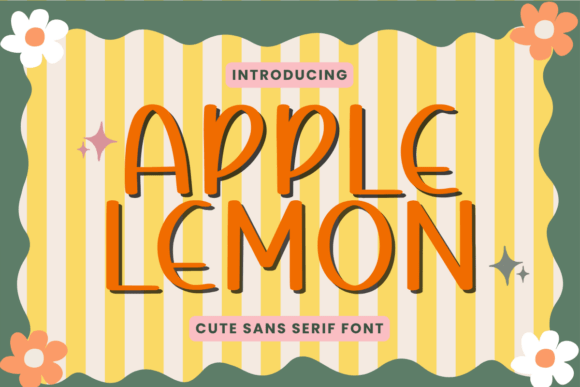 Apple Lemon Font for Modern Web Design