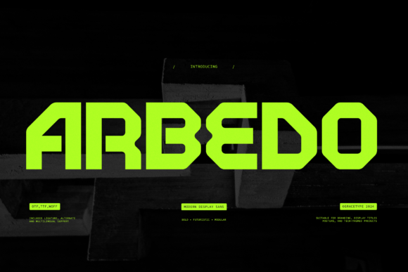 Arbedo: The Modern Sans Serif Font for Crafters