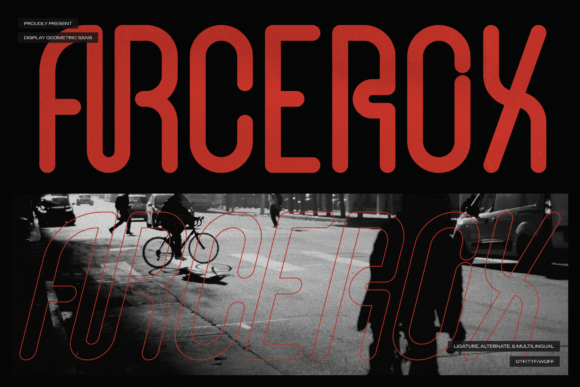 Arcerox Font: Bold Geometric Sans for Modern Campaigns