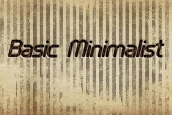 Basic Minimalist Typeface for Modern Web Design