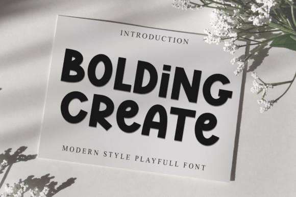 Bolding Create: A Bold Typeface for Modern Campaigns