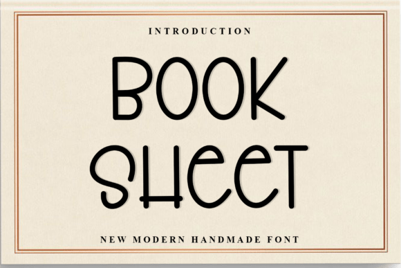 Book Sheet Font: Warm Branding for Small Business