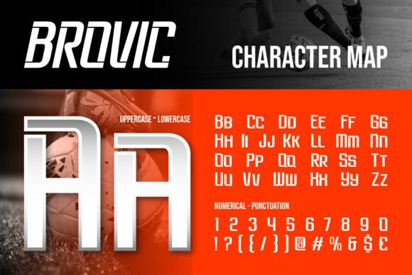 Brovic Typeface: Bold Stencil Design for Modern Brands