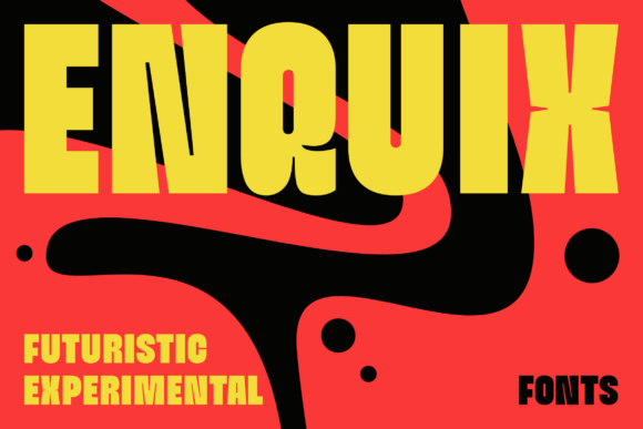 Enquix Typeface for Bold Craft Branding