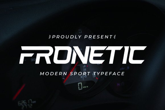 Fronetic Typeface Review for Bold Branding