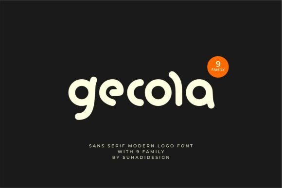 Gecola: A Modern Sans Serif Font for Editorial Design