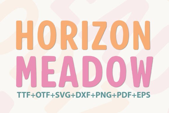 Horizonmeadow Regular: A Friendly Typeface for Clear Campaigns
