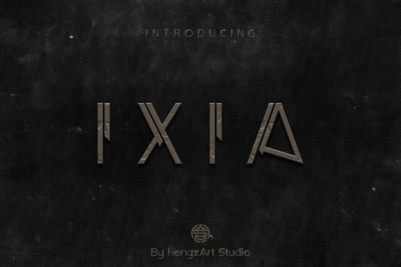 Ixia: A Bold Sans Serif Typeface for Modern Editorial Design