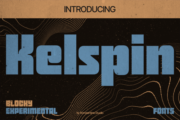 Kelspin: A Bold Sans Serif Font for Makers