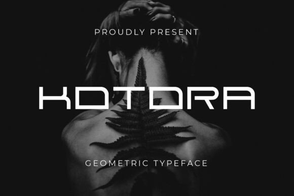 Kotora: A Modern Geometric Typeface for Editorial Design