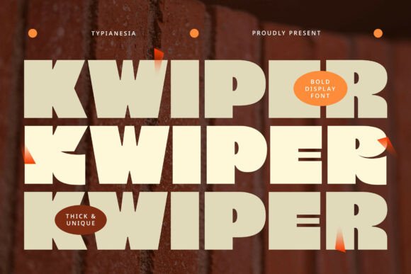Kwiper: A Bold Sans Serif Font for Editorial Impact