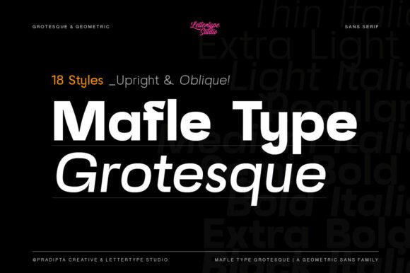 Mafle Type Grotesque: A Modern Typeface for Editorial Design