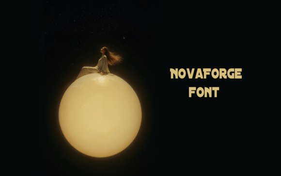Nova Forge: A Bold Display Font for Modern Editorial Design