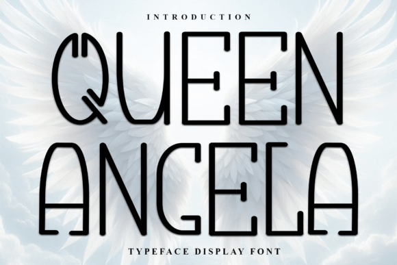 Queen Angela: An Elegant Display Font for Editorial Design
