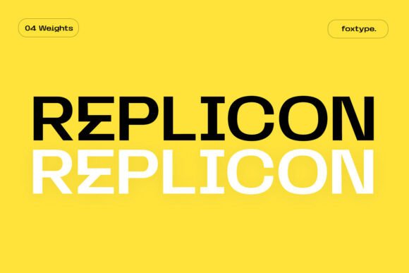 Replicon: A Bold Modern Typeface for Makers