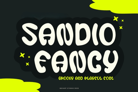 Sandio Fancy: A Groovy Typeface for Retro Makers