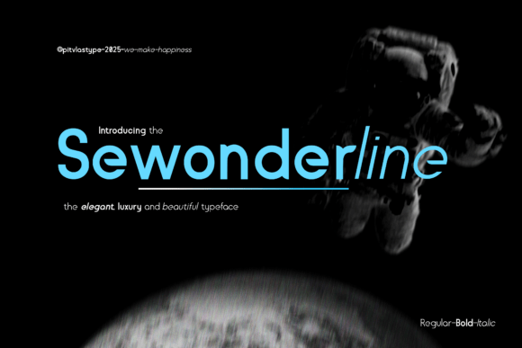 Sewonderline Typeface Review for Modern Branding