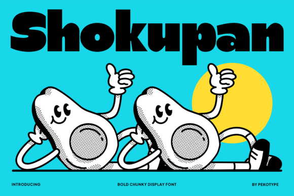 Shokupan Typeface for Bold Brand Identity