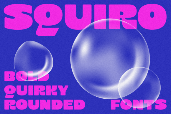 Squiro Font: Bold Typography for Crafters