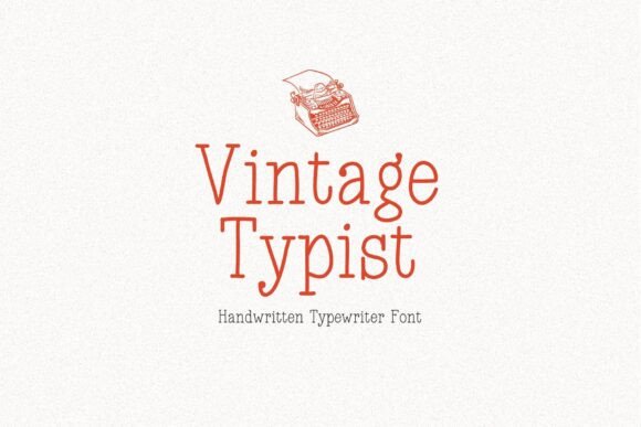 Vintage Typist: A Handmade Typeface for Editorial Design