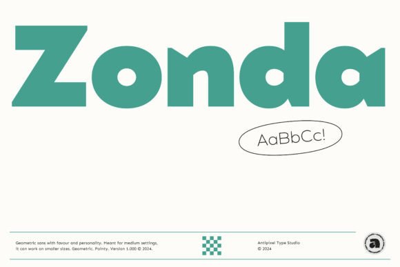 Zonda: A Modern Sans Serif Typeface for Web Design